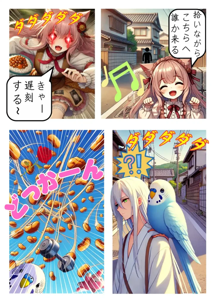 納豆卵かけご飯漫画6