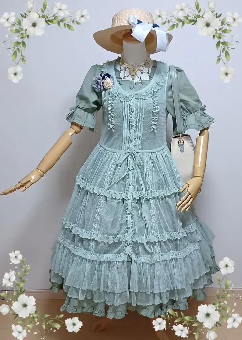 アクシーズファムシャルミエールワンピースコーデ