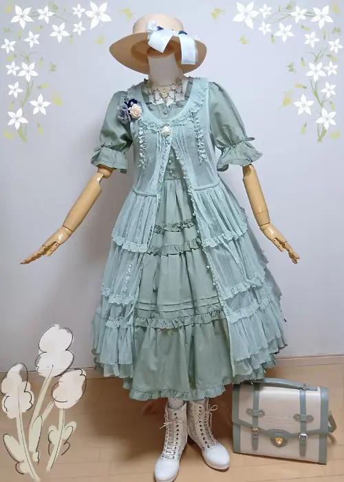 アクシーズファムシャルミエールワンピースコーデ