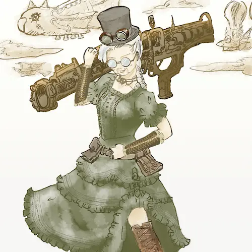 スチームパンク婆さん