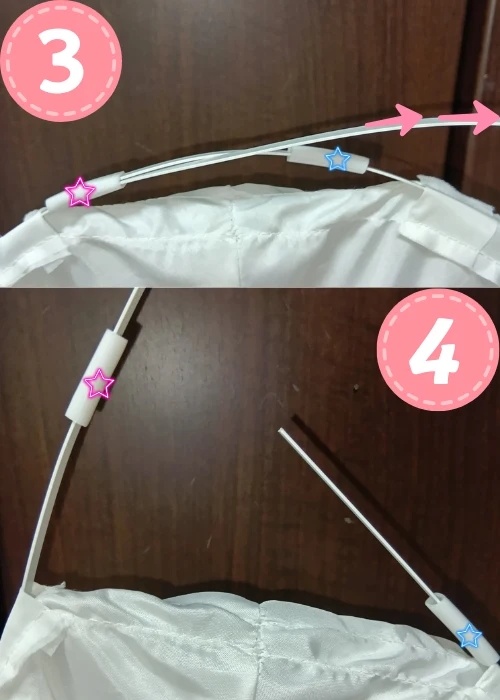 ワイヤー入りパニエ洗濯方法