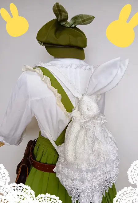 黄緑兎ロリィタコーデ6