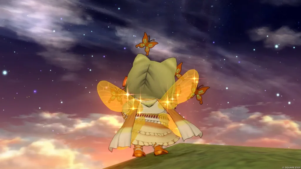 ドラクエXプクフルの羽ドレスアップ