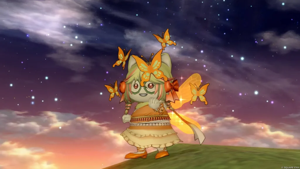 ドラクエXプクフルの羽ドレスアップ