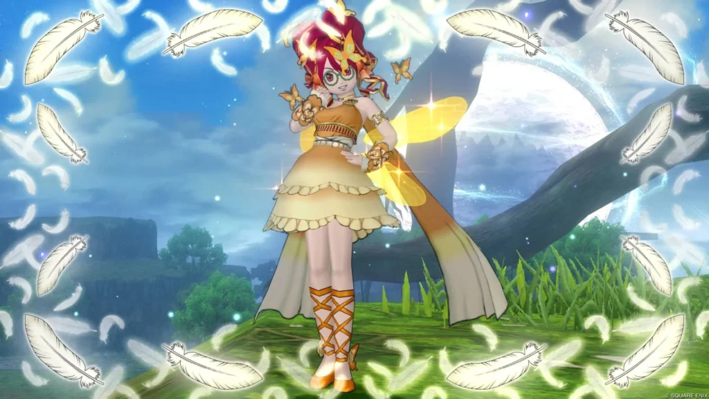 ドラクエXプクフルの羽ドレスアップ