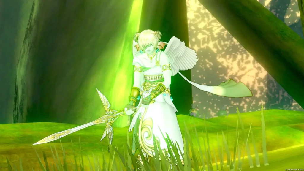 緑と白DQX天使の翼ドレア5